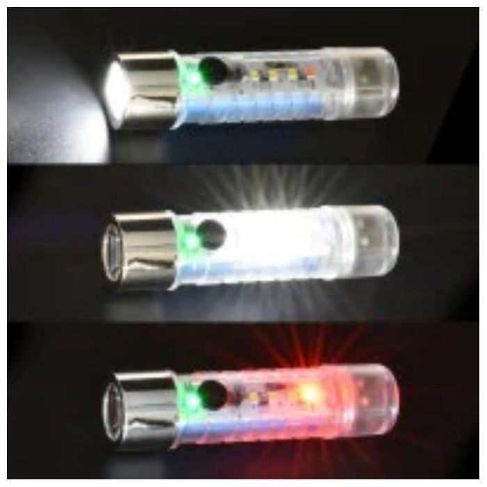 オーム電機 充電式LEDスケルトンライト 110ルーメン 3個入 LH-C10A5-3Pの説明画像3