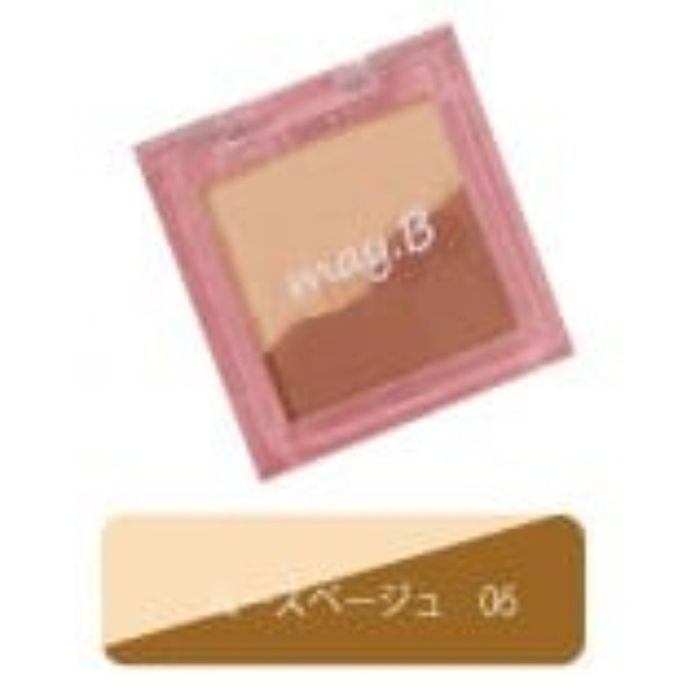 May.B(メイビ) mバイカラーアイシャドウ ムースベージュ
