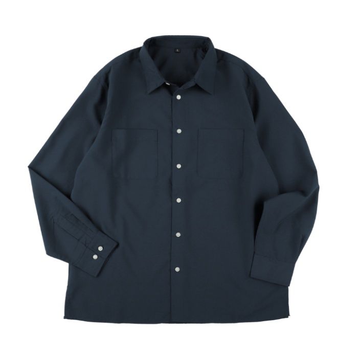 汚れにくいシャツ NF-264ネイビーLL