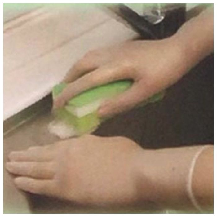 ナフコ ビニールディスポ S 100枚 CN410Sの説明画像3