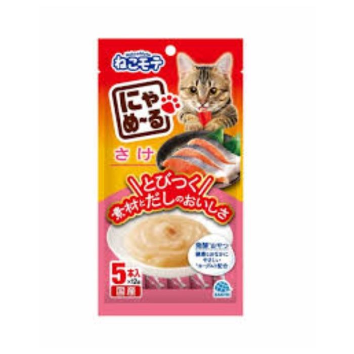 アース・ペット ねこモテ にゃめーる サーモン 12gx5本
