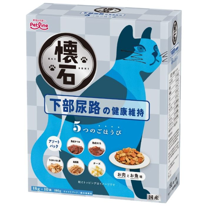 ペットライン 懐石 5つのごほうび 下部尿路の健康維持 180g