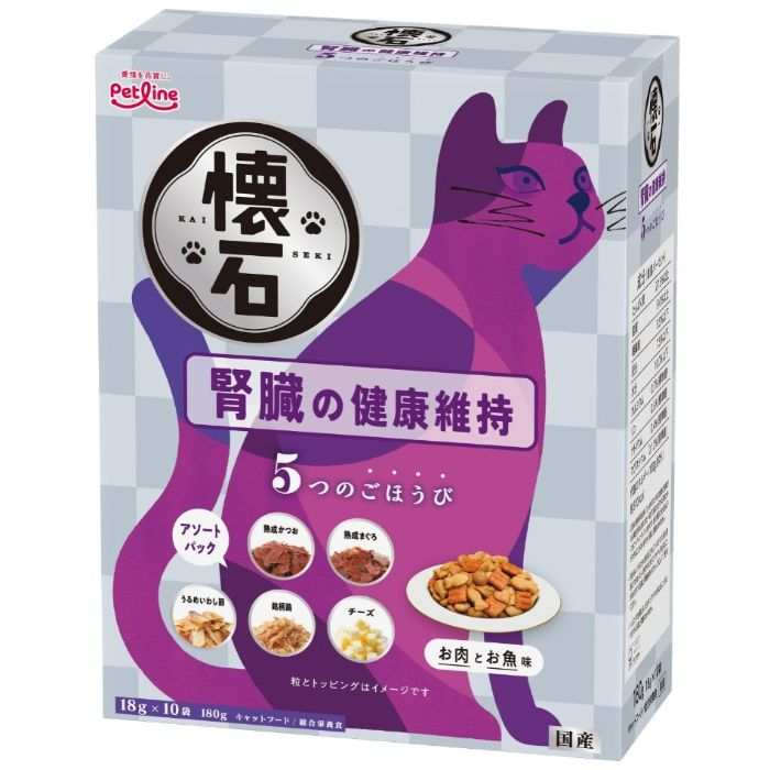 ペットライン 懐石 5つのごほうび 腎臓の健康維持 180g