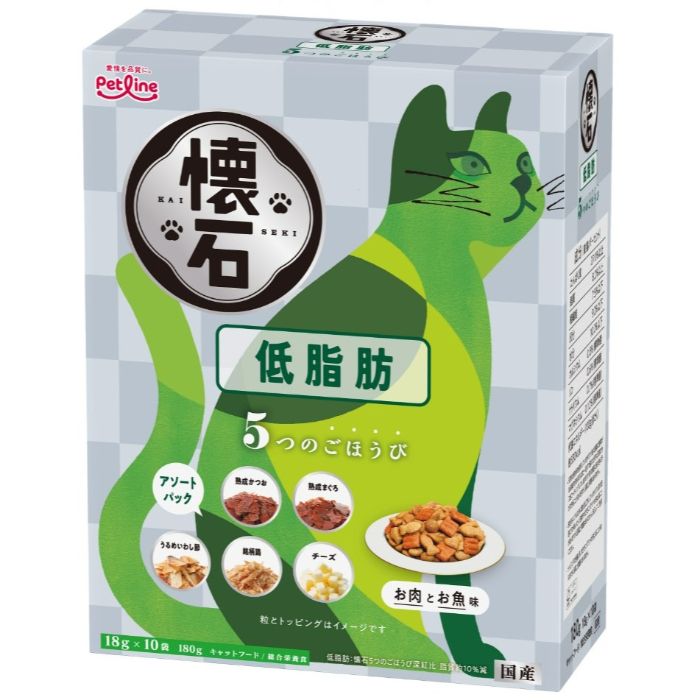 ペットライン 懐石 5つのごほうび 低脂肪 180g