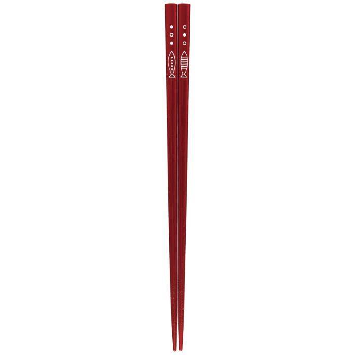 ぷかぷかフィッシュ赤 食洗対応23cm