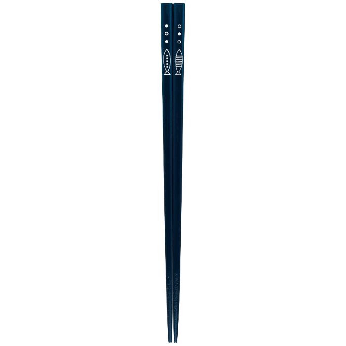 ぷかぷかフィッシュ青 食洗対応23cm