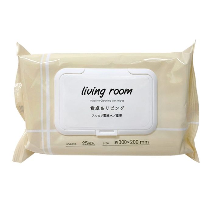 食卓&リビング用 ウエットシート 25枚入