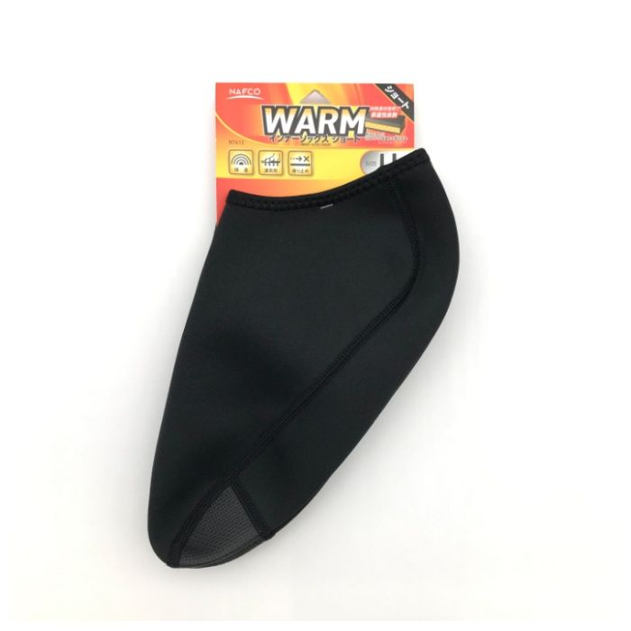 ナフコ WARM インナーソックス ショート丈 LL N7412BK-LL