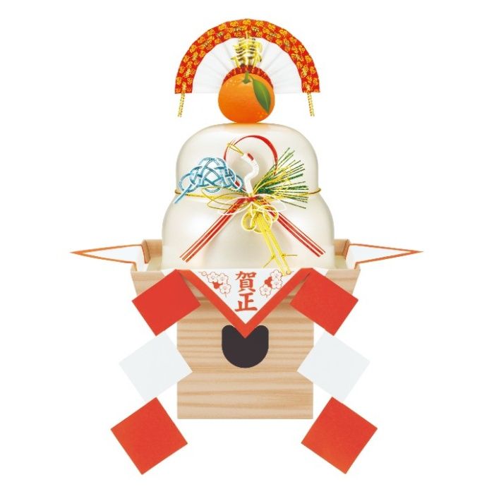 ナフコ サトウのサッと鏡餅 まる餅入り 528gの説明画像2