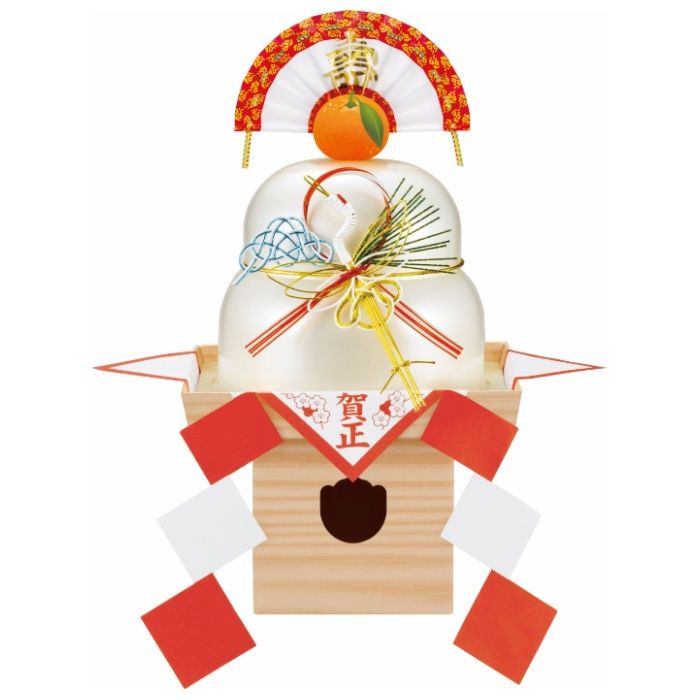 ナフコ サトウのサッと鏡餅 まる餅入り 330gの説明画像2