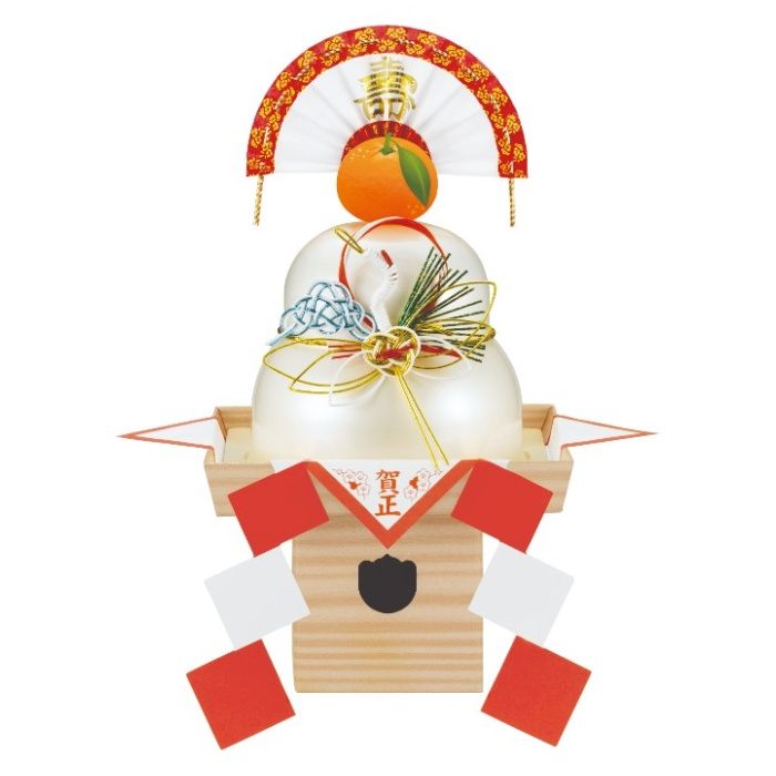 ナフコ サトウのサッと鏡餅 まる餅入り 165gの説明画像2