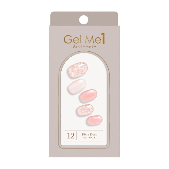 GelMe1 ジェルミー ペタリー 貼るジェルネイルシール 12　ピクシーダスト