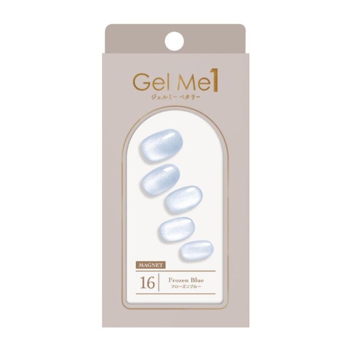 GelMe1 ジェルミー ペタリー 貼るジェルネイルシール 16　フローズンブルー