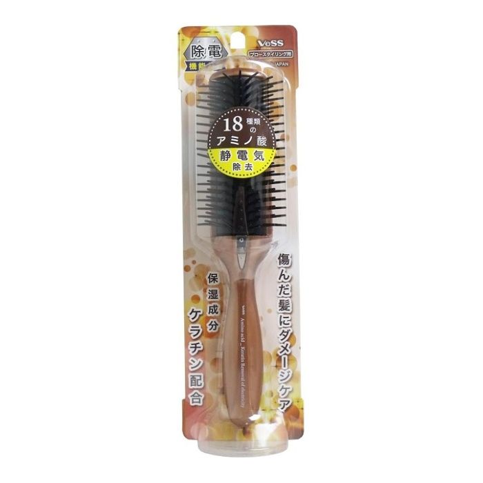 アミノ酸ケラチン配合除電ブラシ AKJ-1000