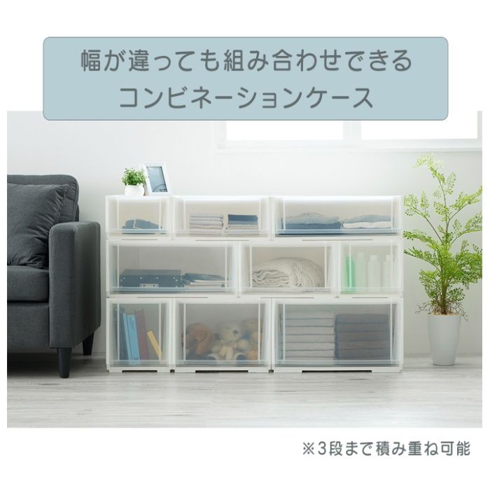 SANKA コンビネーションケース ワイドM 5224 クリア/ホワイトの説明画像3