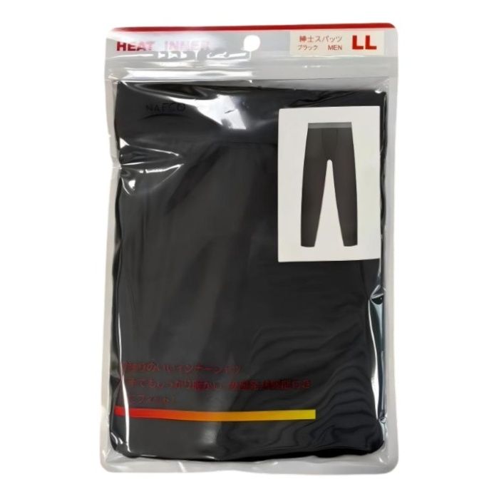 メンズヒートスパッツ BK　LL