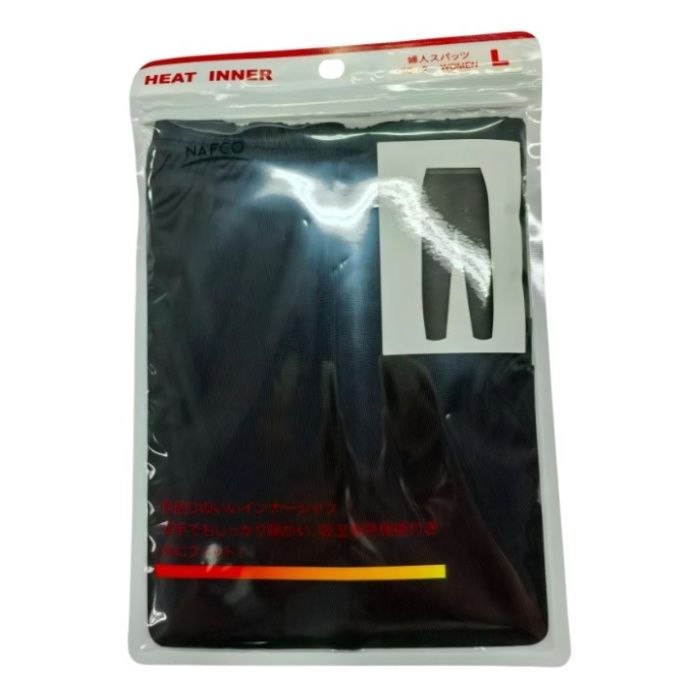 レディースヒートスパッツ BK　L