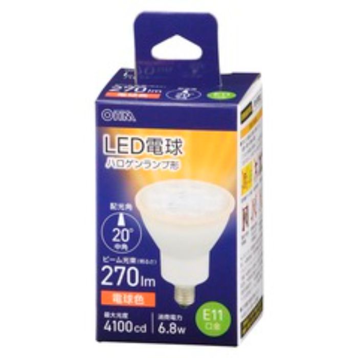 オーム電機 LED　ハロ　E11　6.8W　L　20 LDR7L-M-E11　5