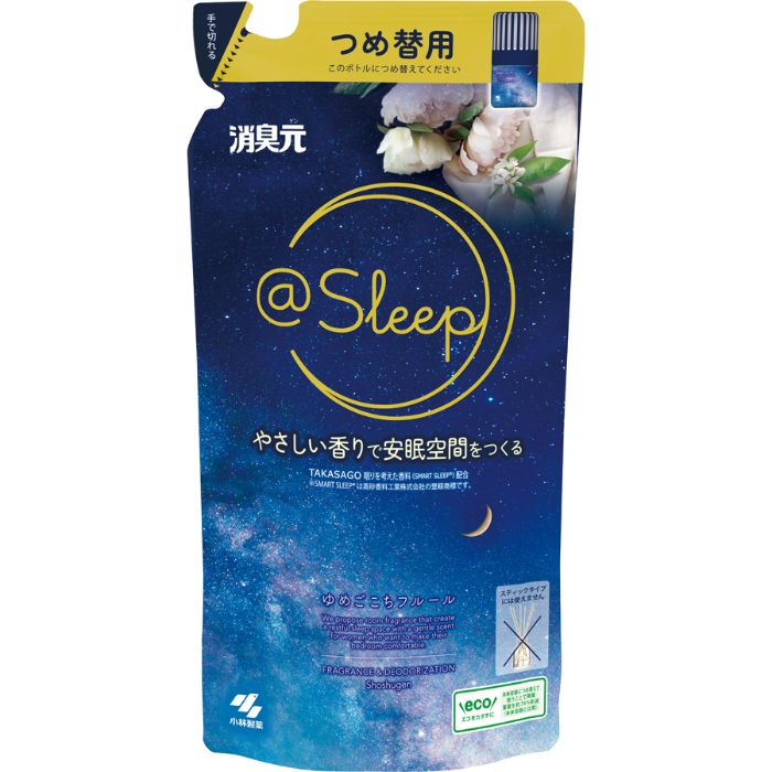 消臭元@Sleep ゆめごこちフルール 詰替え用 置き型タイプの消臭芳香剤の詰替え 400ml