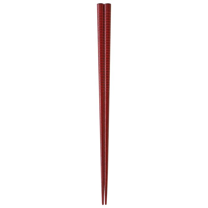 染箸 カブキ 赤 20.5cm