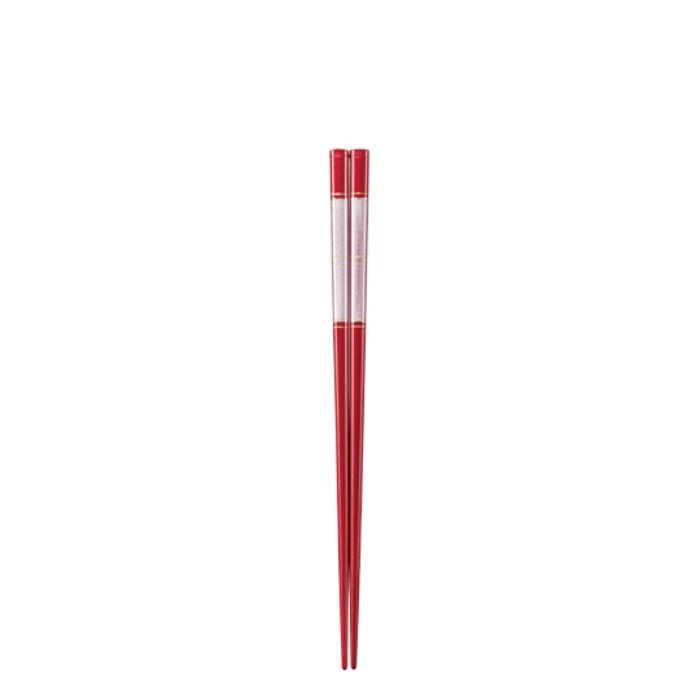 箸 風琳 赤 食器洗浄機対応 21cm