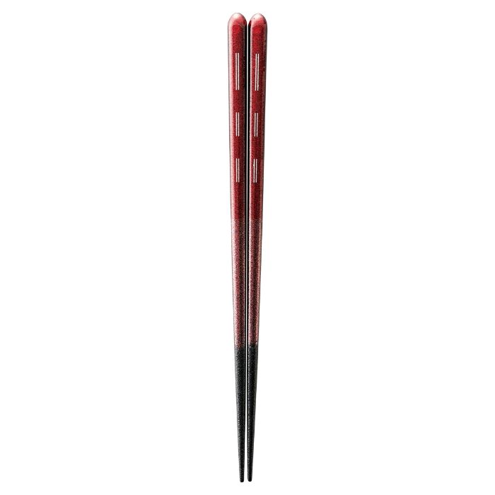 箸 スパークル 赤 食器洗浄機対応 21cm