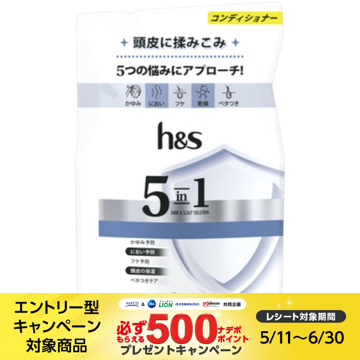 h&s 5in1 コンディショナー 詰替 290G