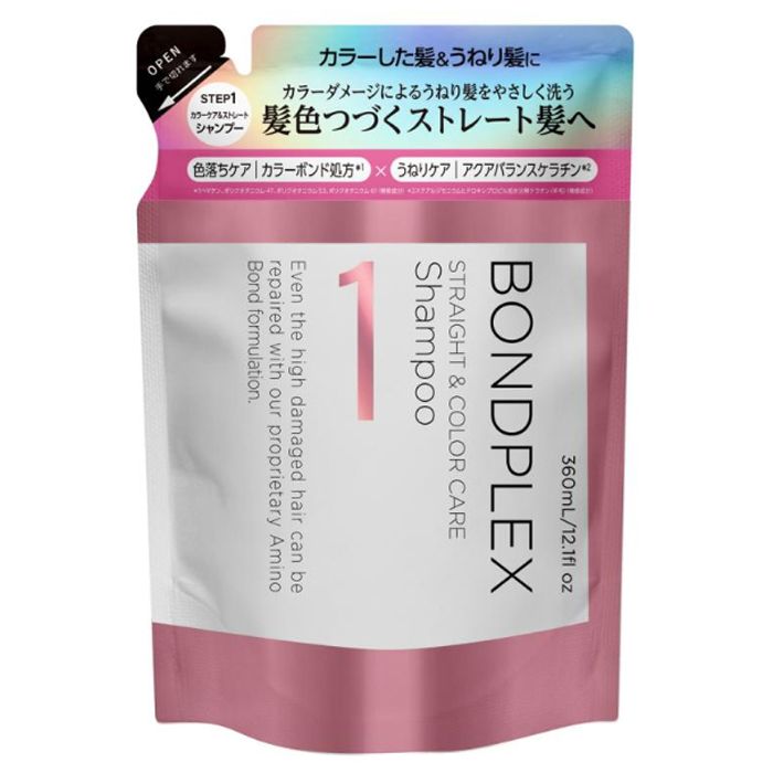 ボンドプレックス BOND PLEX ストレート&カラーケア シャンプー  詰替え360ml