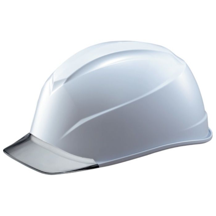 谷沢製作所 エアライトS搭載ヘルメット 透明バイザータイプ・溝付 帽体色:白