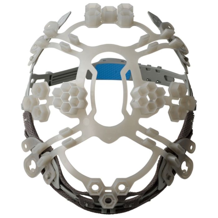 谷沢製作所 エアライトS搭載ヘルメット アメリカンタイプ 帽体色:白の説明画像2