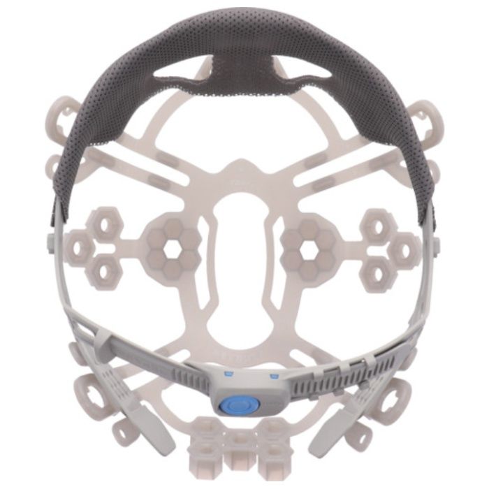 谷沢製作所 エアライトS搭載ヘルメット アメリカンタイプ 帽体色:白の説明画像3