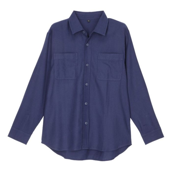 ビエラシャツ NF-289 ネイビー LLの説明画像3