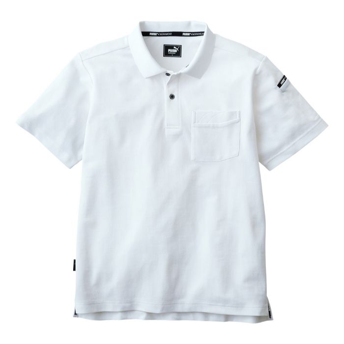 プーマワークウェア(PUMA WORK WEAR) 作業ウェアPUMA 半袖ポロシャツ ホワイト LL PW-4014N