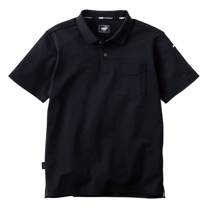プーマワークウェア(PUMA WORK WEAR) 作業ウェアPUMA 半袖ポロシャツ ブラック M PW-4014N