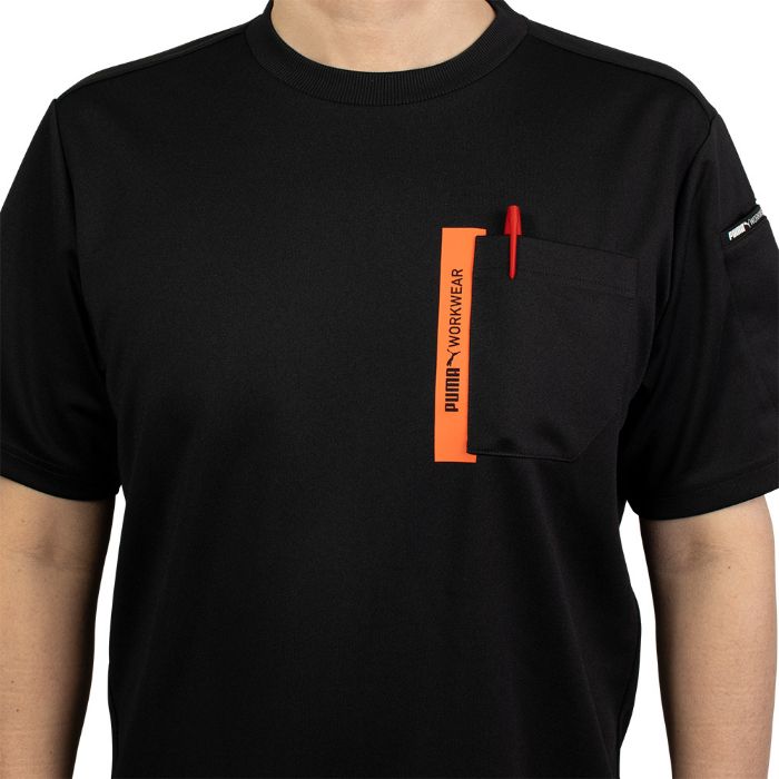 プーマワークウェア(PUMA WORK WEAR) 作業ウェアPUMA 半袖Tシャツ PW-3023N ブラック Mの説明画像4