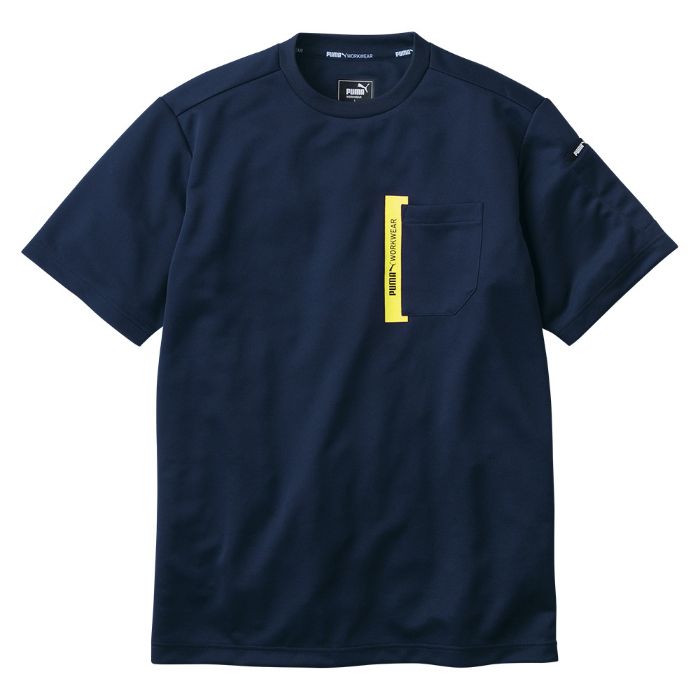 プーマワークウェア(PUMA WORK WEAR) 作業ウェアPUMA 半袖Tシャツ ネイビー L PW-3023N
