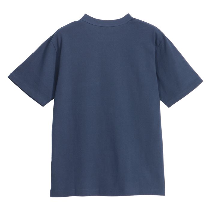 ナフコオリジナル コットン半袖クルーネックTシャツ NF-260 ネイビー Lの説明画像4