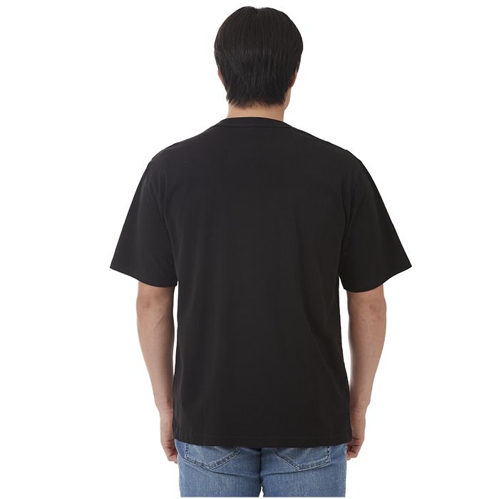 ナフコオリジナル コットン半袖クルーネックTシャツ NF-260 ブラック 3Lの説明画像2