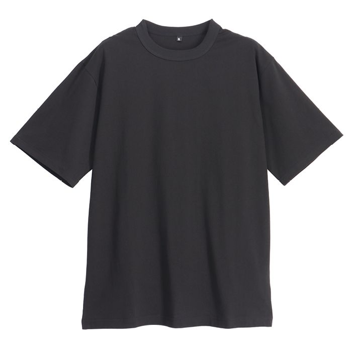 ナフコオリジナル コットン半袖クルーネックTシャツ NF-260 ブラック 3Lの説明画像3