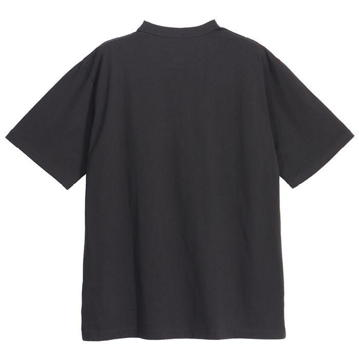 ナフコオリジナル コットン半袖クルーネックTシャツ NF-260 ブラック 3Lの説明画像4