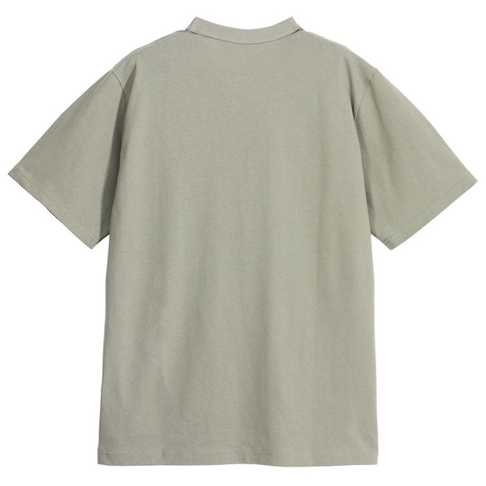 ナフコオリジナル コットン半袖クルーネックTシャツ NF-260 カーキ Lの説明画像4