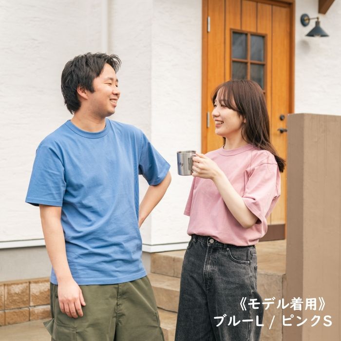ナフコオリジナル コットン半袖クルーネックTシャツ NF-260 ラベンダー Sの説明画像10