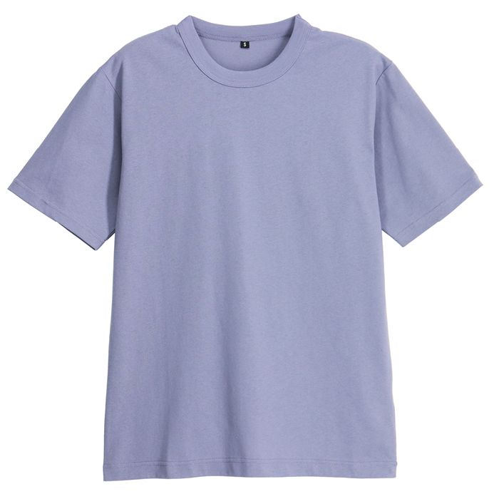 ナフコオリジナル コットン半袖クルーネックTシャツ NF-260 ラベンダー Sの説明画像3