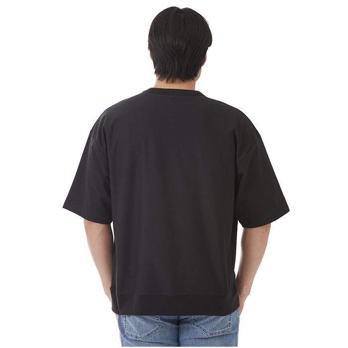 ナフコ スウェットTシャツ NF-255 ブラック Mの説明画像2