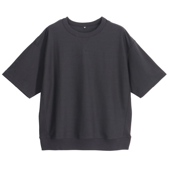 ナフコ スウェットTシャツ NF-255 ブラック Mの説明画像3
