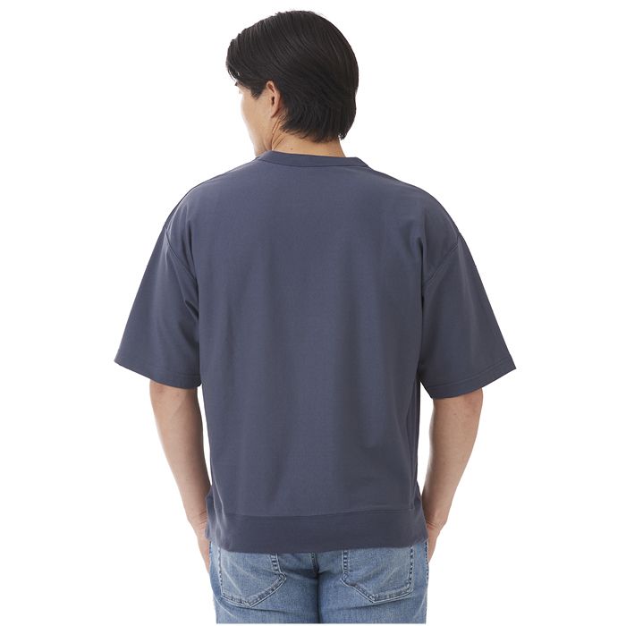ナフコ スウェットTシャツ NF-255 ネイビー Mの説明画像2