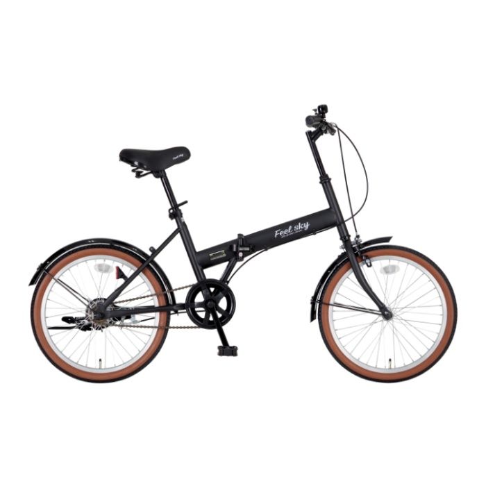 FeelSky　折畳自転車(シングル)20 マットブラック