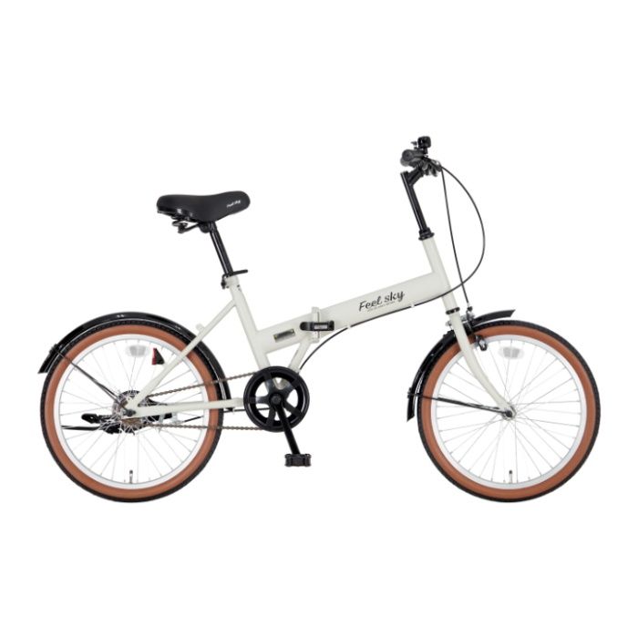 FeelSky　折畳自転車(シングル)20 マットライトグレー