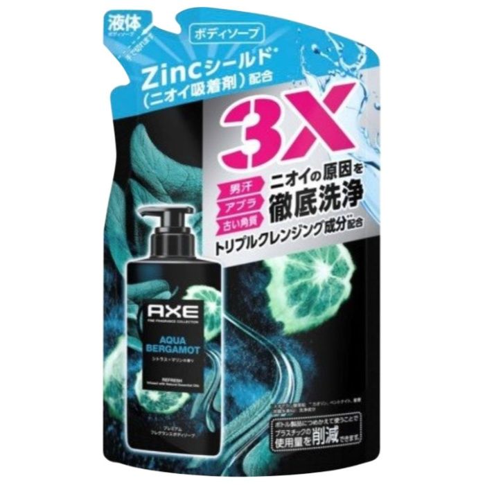 アックスプレミアム　フレグランス　ボディソープ ベルガモット　詰替　350g