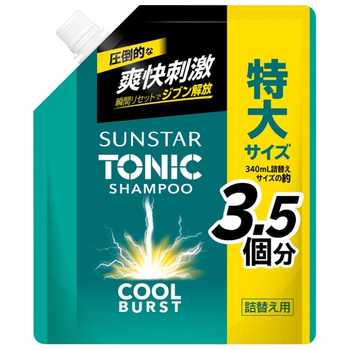サンスター　トニックシャンプー COOL　詰替大容量1200ml